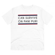 Men's PC Cotton Quotes Printed T Shirt (Color: White, Thread Count: 180GSM)